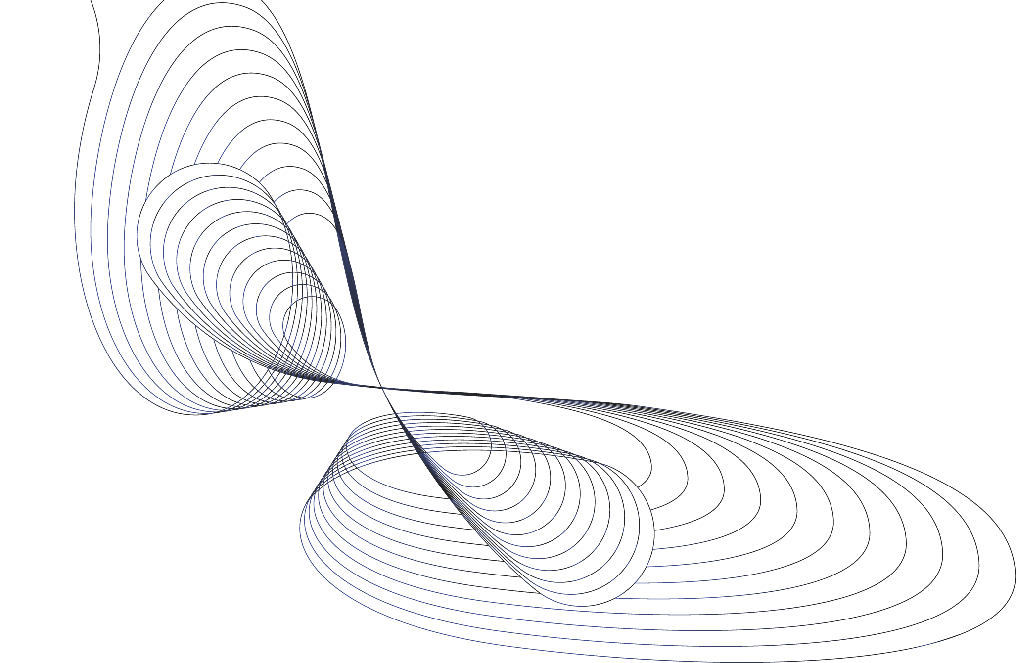 Nebulock Spiral Line Art