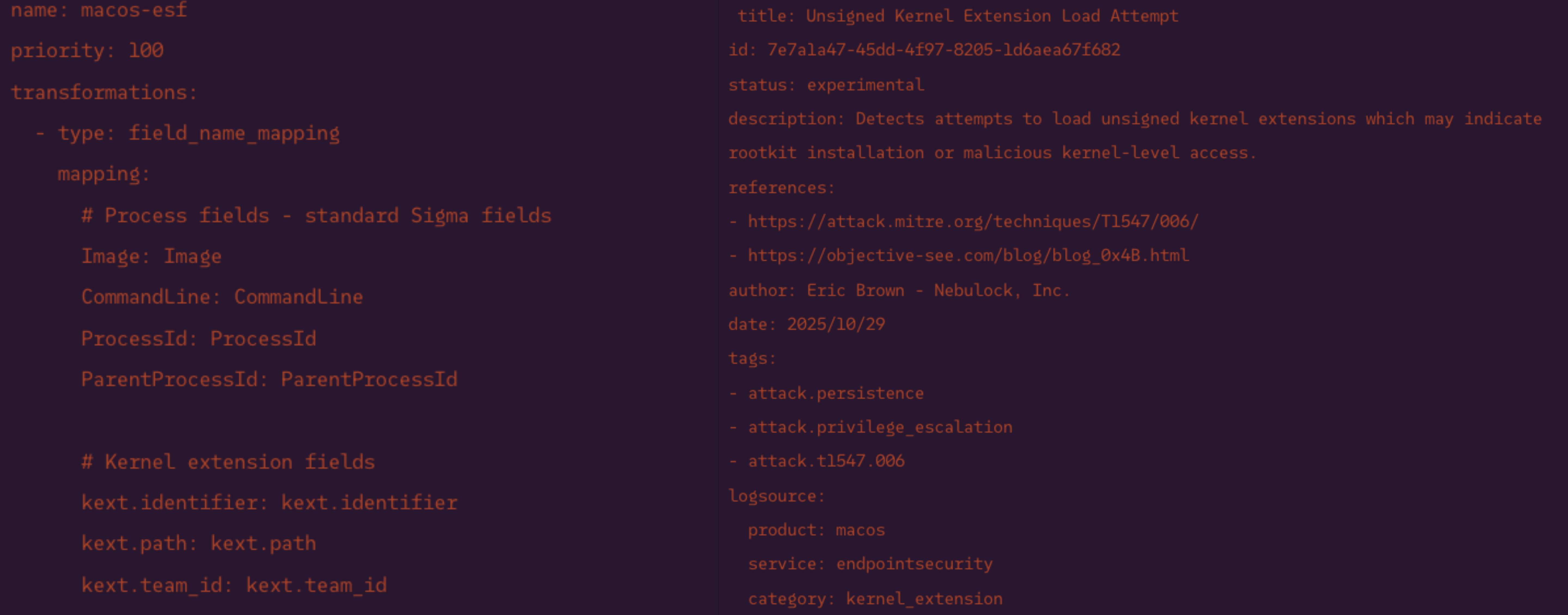 coreSigma: Expanding Sigma Detection for macOS